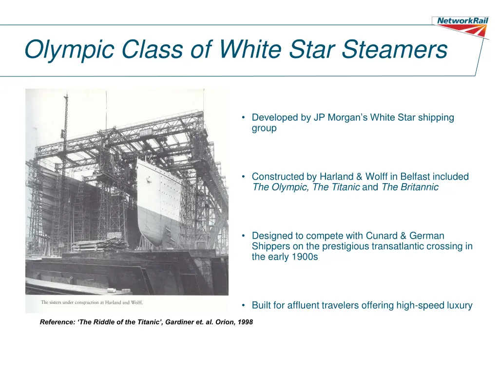 olympic class of white star steamers