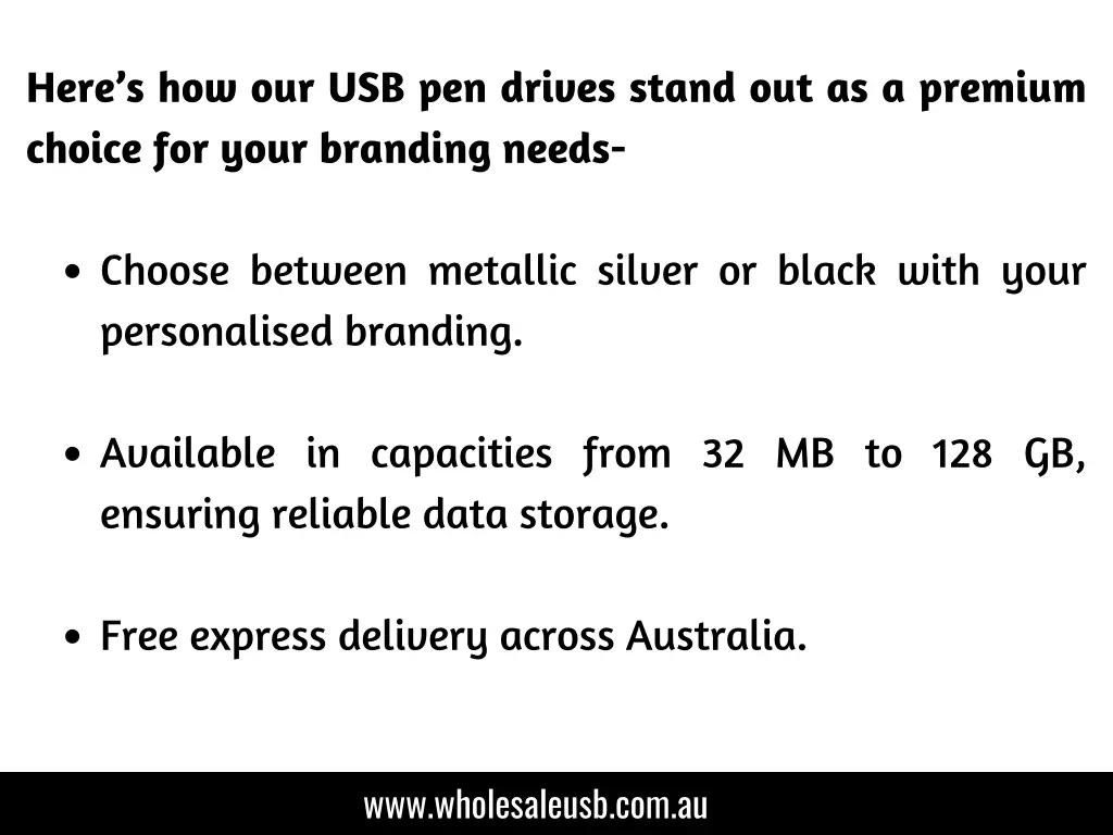 here s how our usb pen drives stand