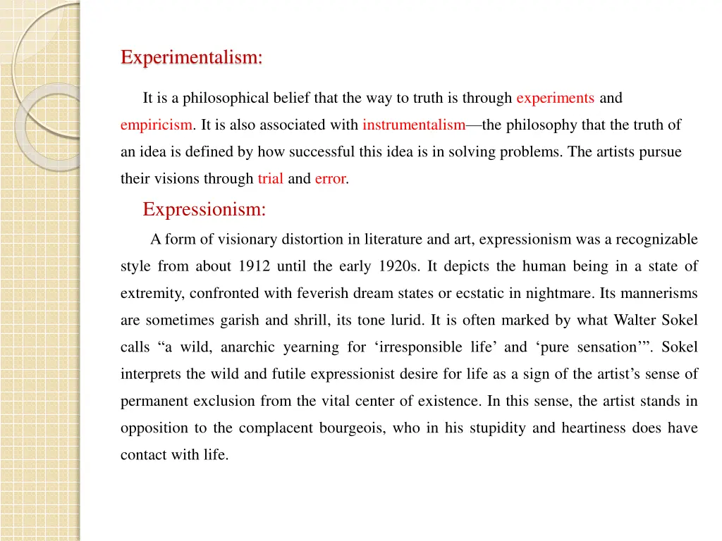 experimentalism