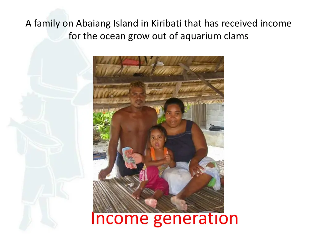 a family on abaiang island in kiribati that