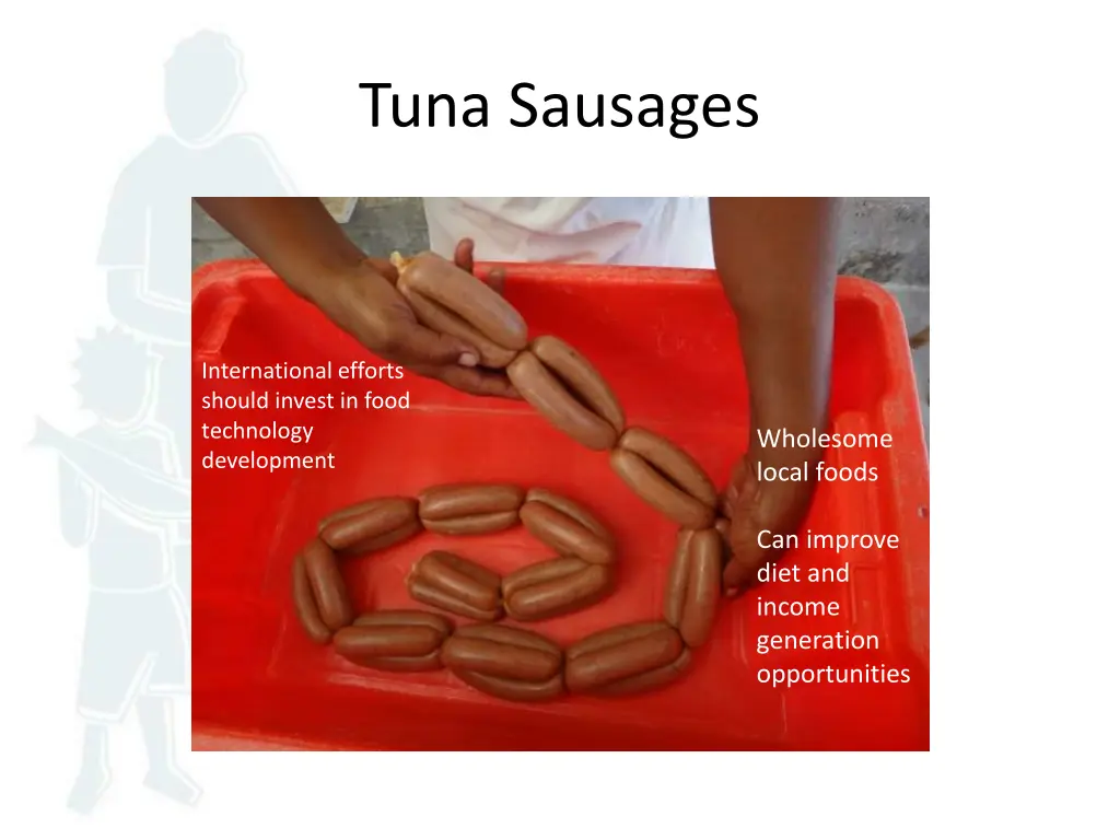 tuna sausages