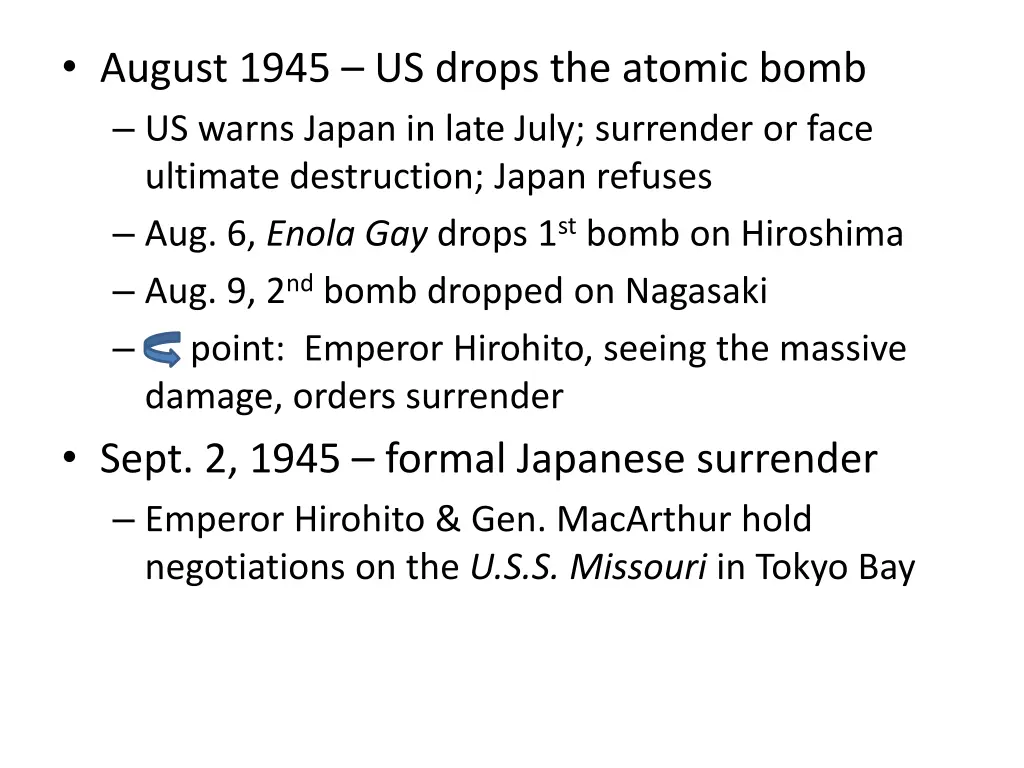 august 1945 us drops the atomic bomb us warns