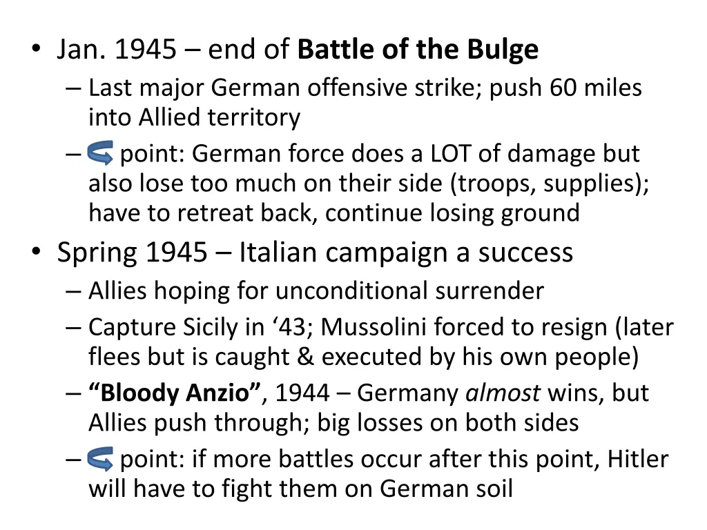 jan 1945 end of battle of the bulge last major