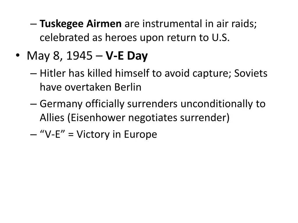 tuskegee airmen are instrumental in air raids