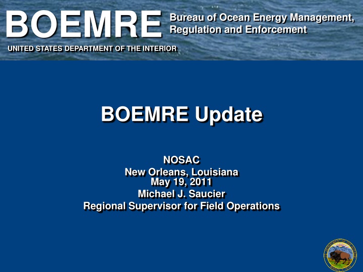 boemre united states department of the interior