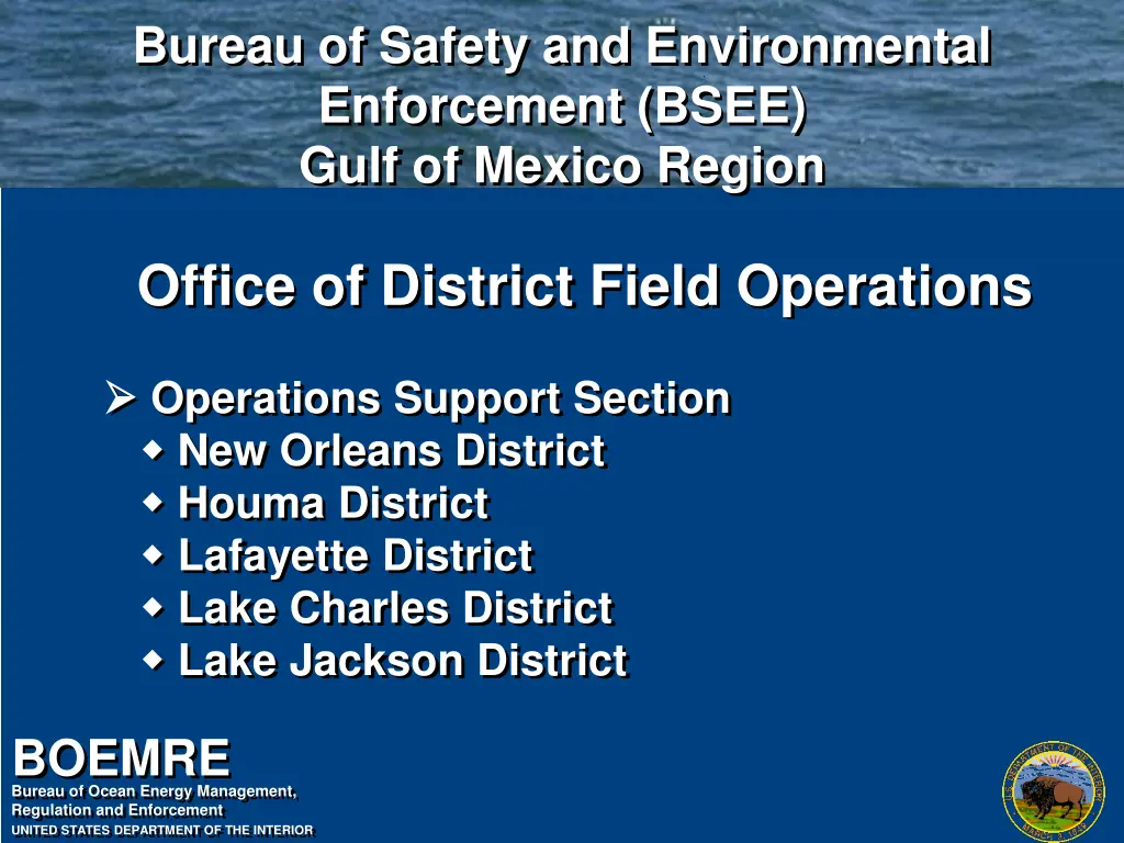 bureau of safety and environmental enforcement 2