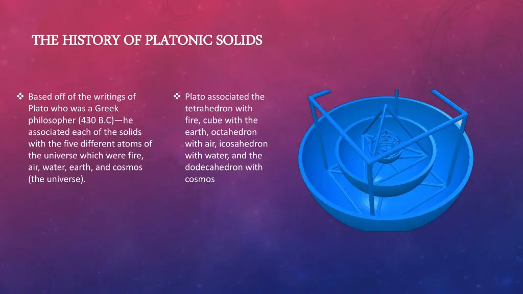 the history of platonic solids the history