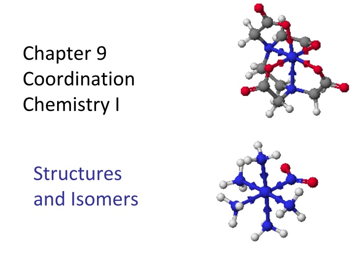 chapter 9 coordination chemistry i