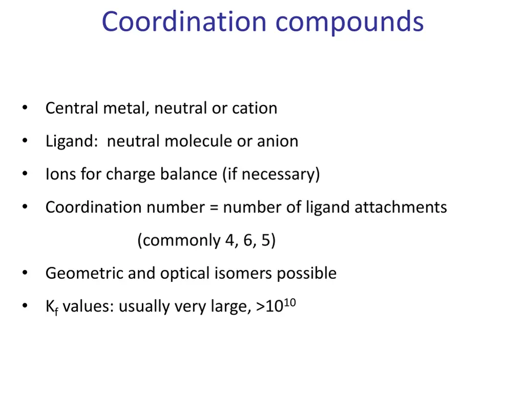 coordination compounds