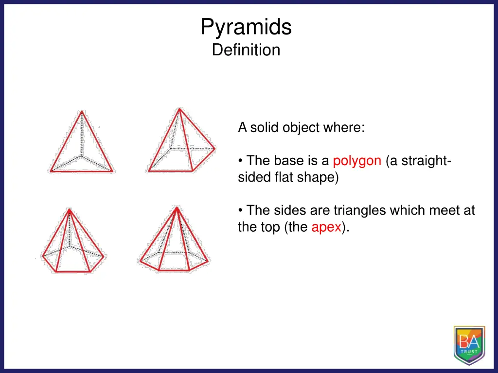 pyramids definition