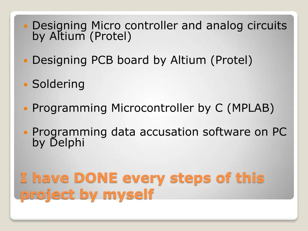 designing micro controller and analog circuits