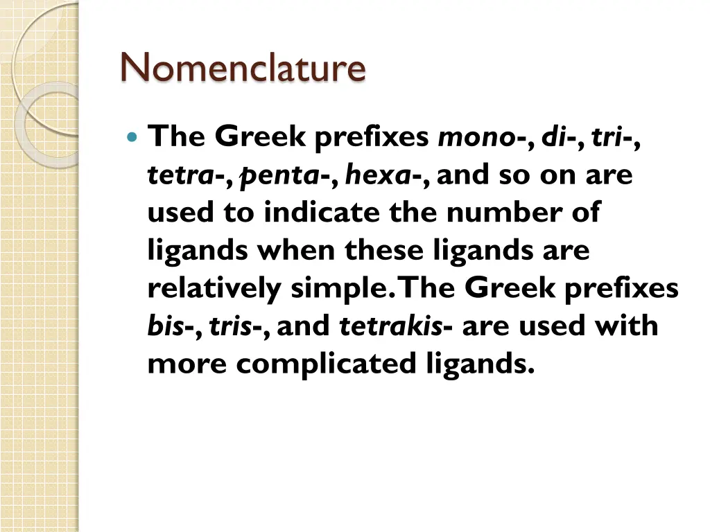 nomenclature 2