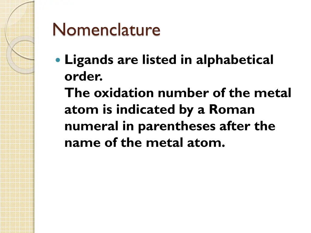 nomenclature 3