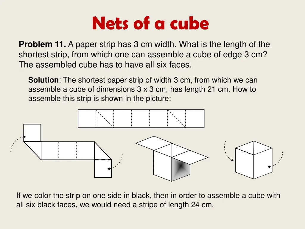 nets of a cube 6