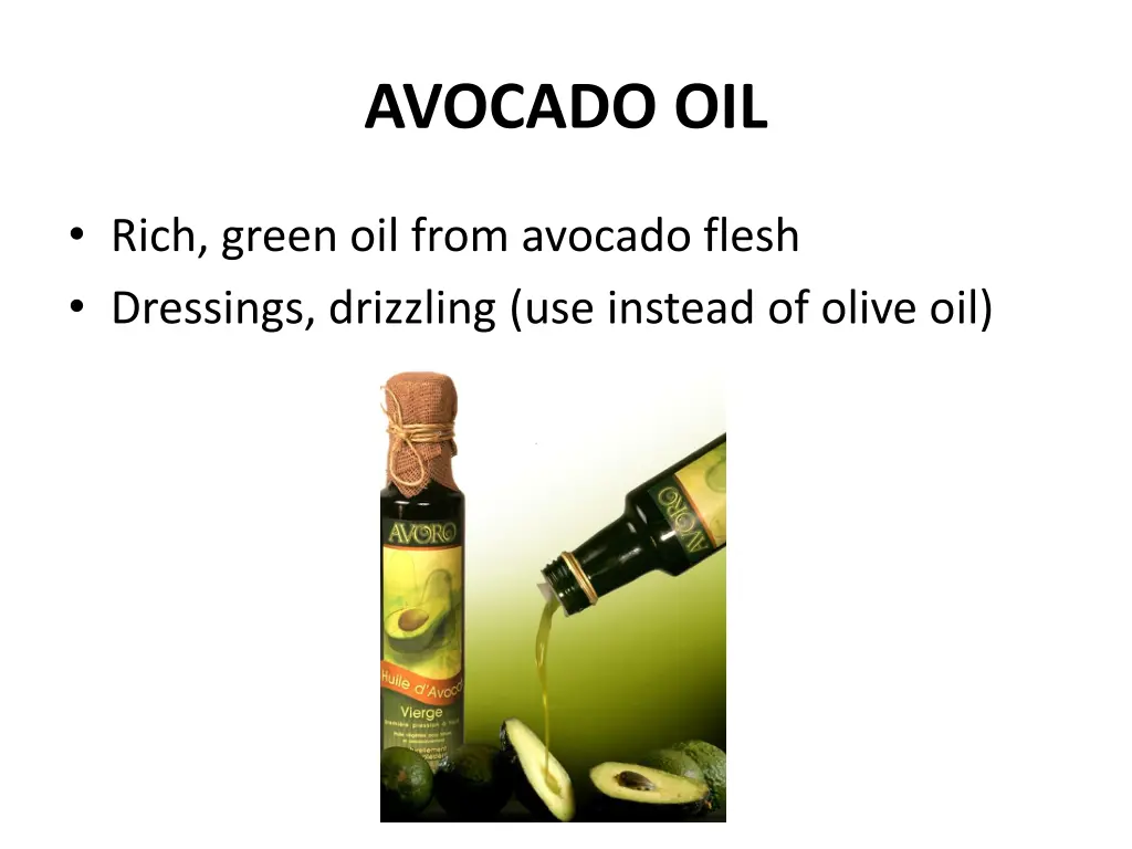 avocado oil