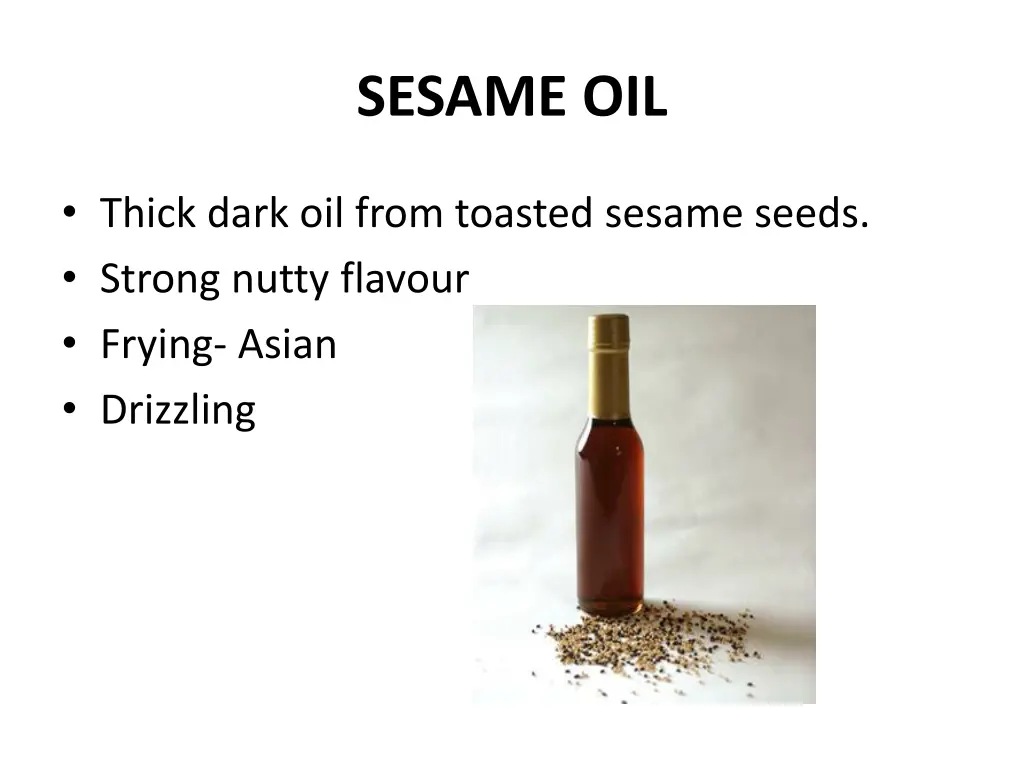 sesame oil