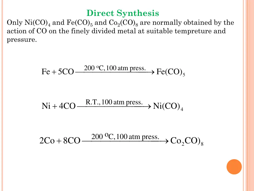 direct synthesis