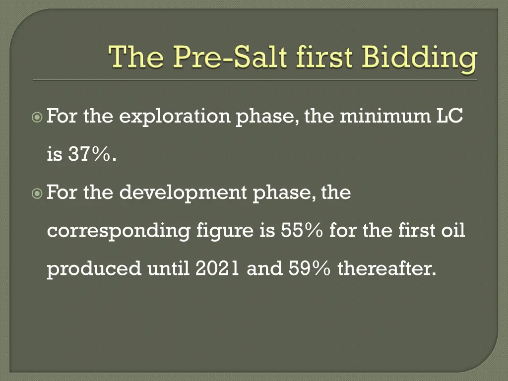 for the exploration phase the minimum lc