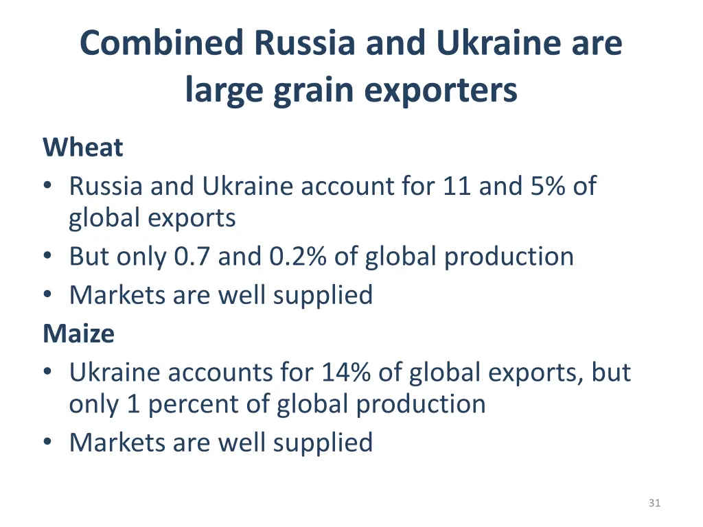 combined russia and ukraine are large grain