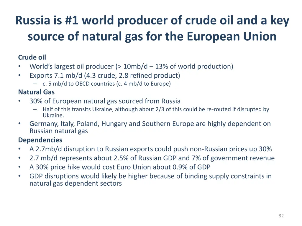 russia is 1 world producer of crude