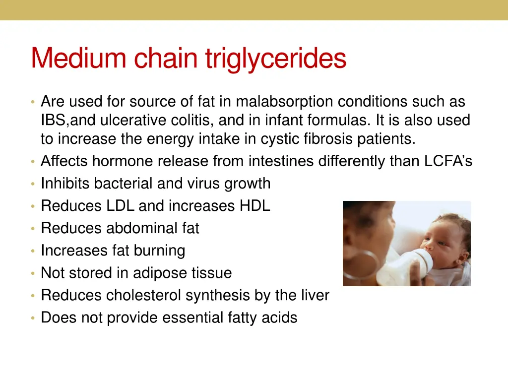 medium chain triglycerides