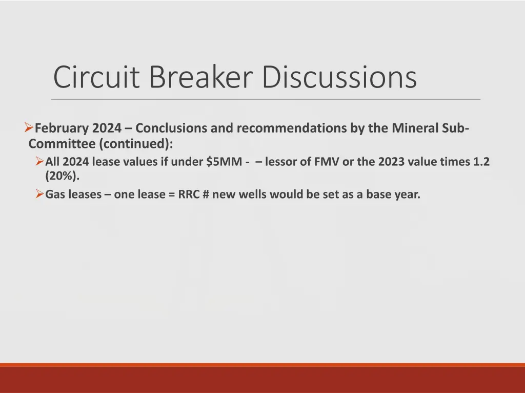 circuit breaker discussions 2