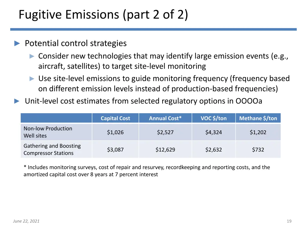 fugitive emissions part 2 of 2