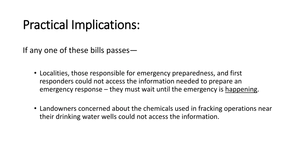 practical implications practical implications