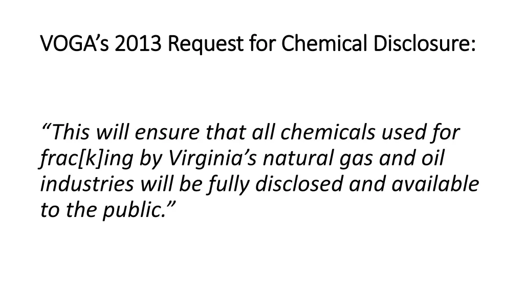 voga s 2013 request for chemical disclosure voga