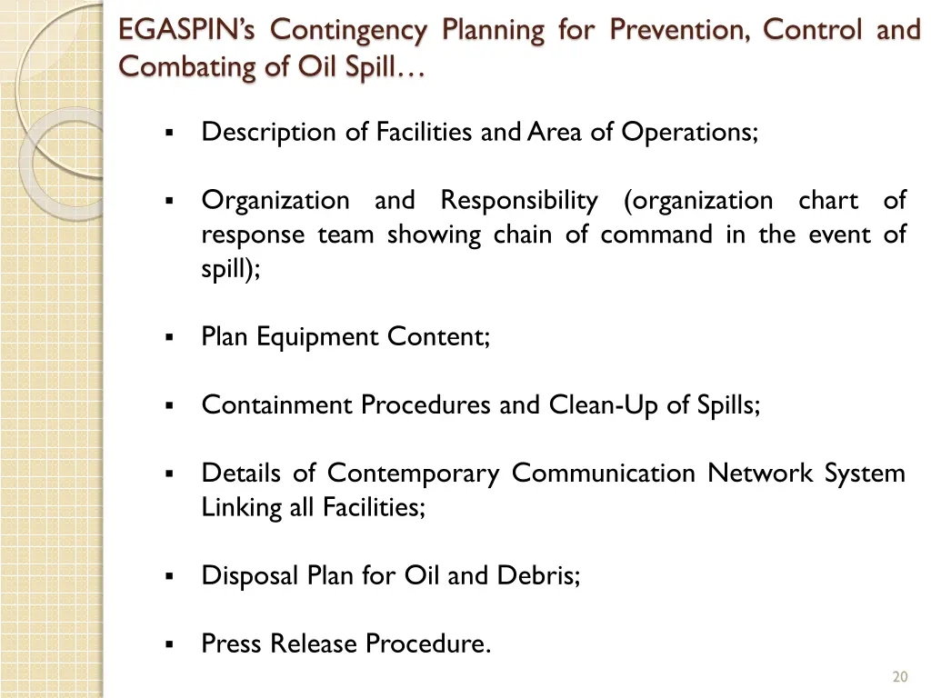 egaspin s contingency planning for prevention 1