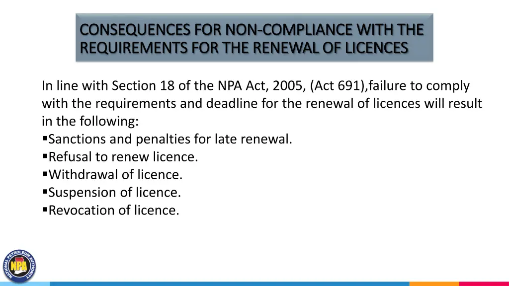 consequences for non consequences