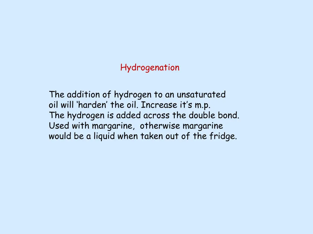 hydrogenation