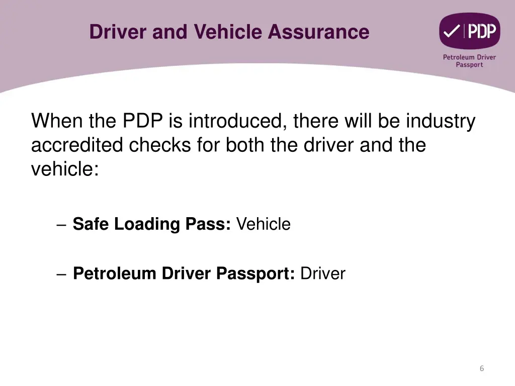 driver and vehicle assurance