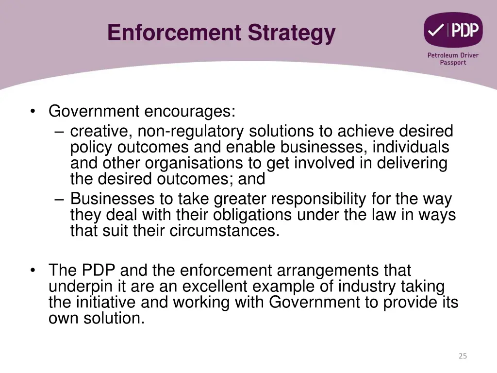 enforcement strategy