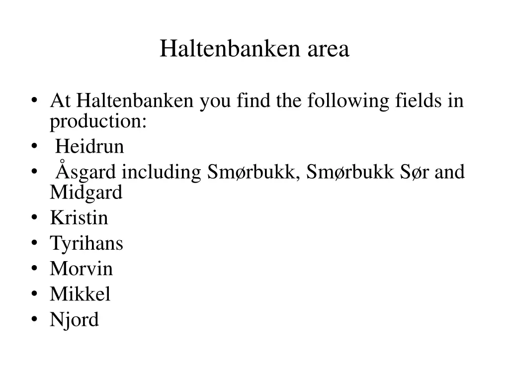 haltenbanken area 1