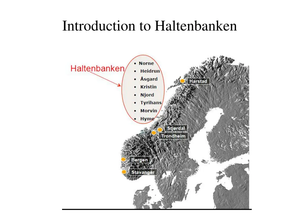 introduction to haltenbanken