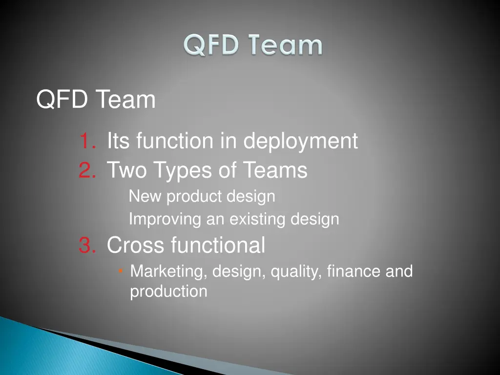 qfd team