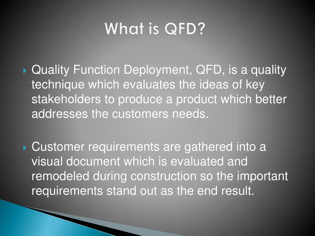 quality function deployment qfd is a quality