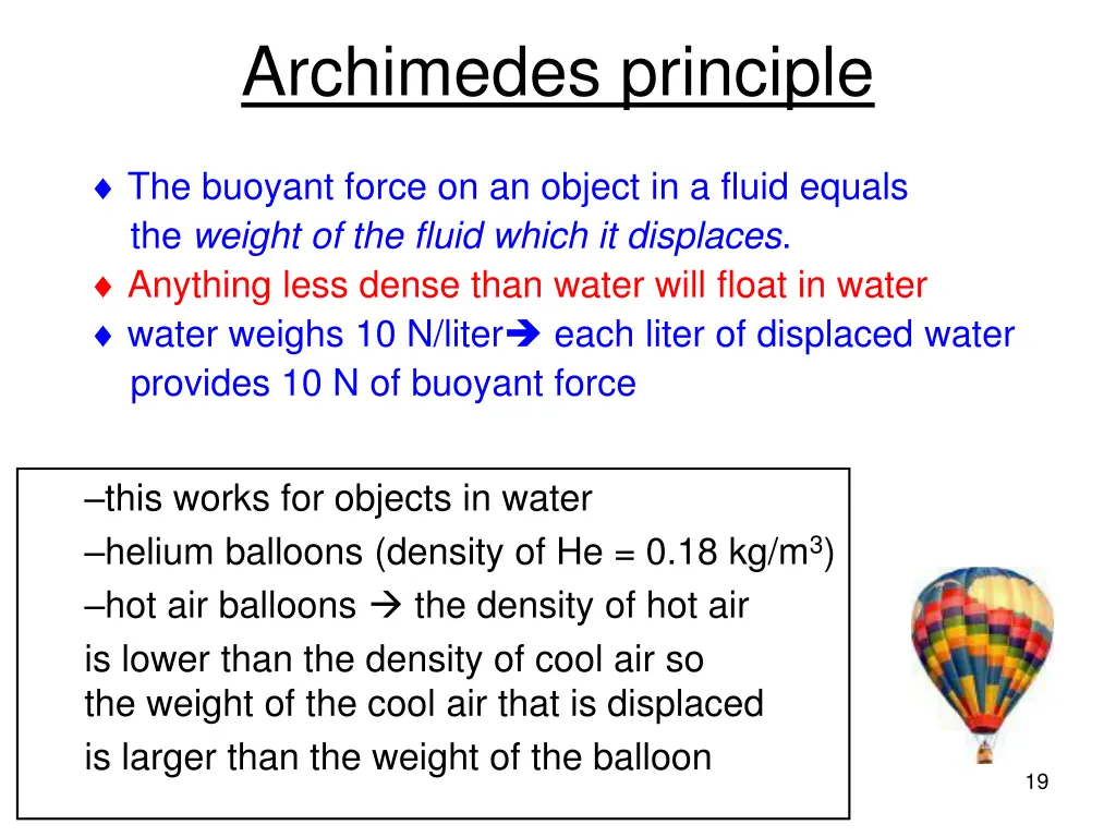 archimedes principle