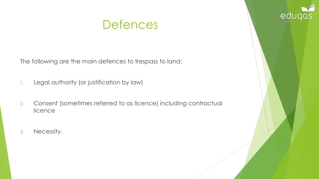 defences