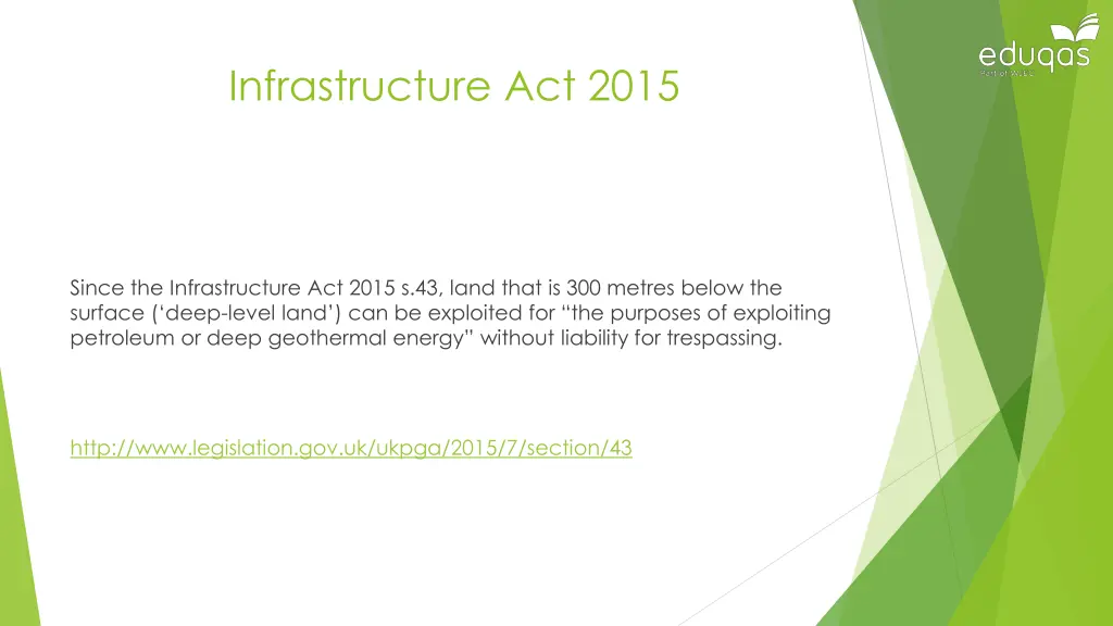 infrastructure act 2015