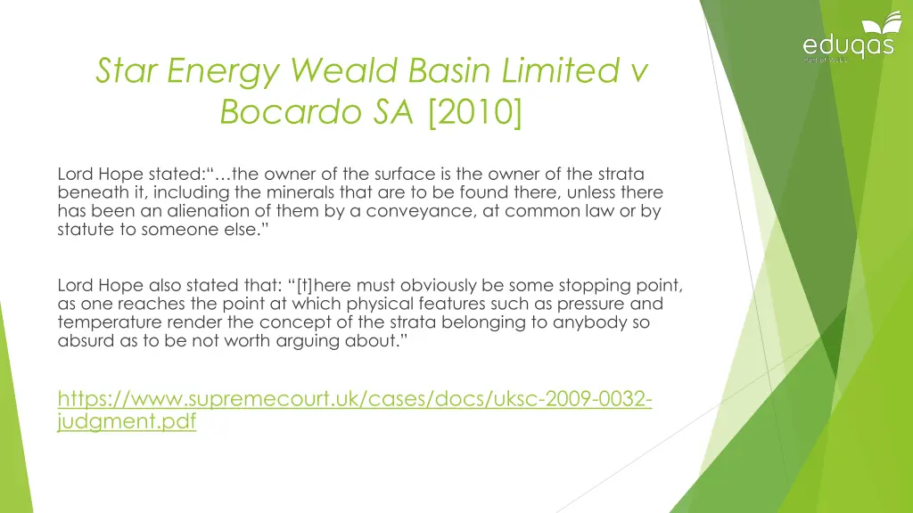 star energy weald basin limited v bocardo sa 2010