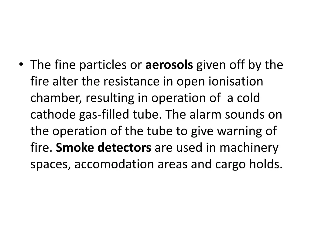 the fine particles or aerosols given