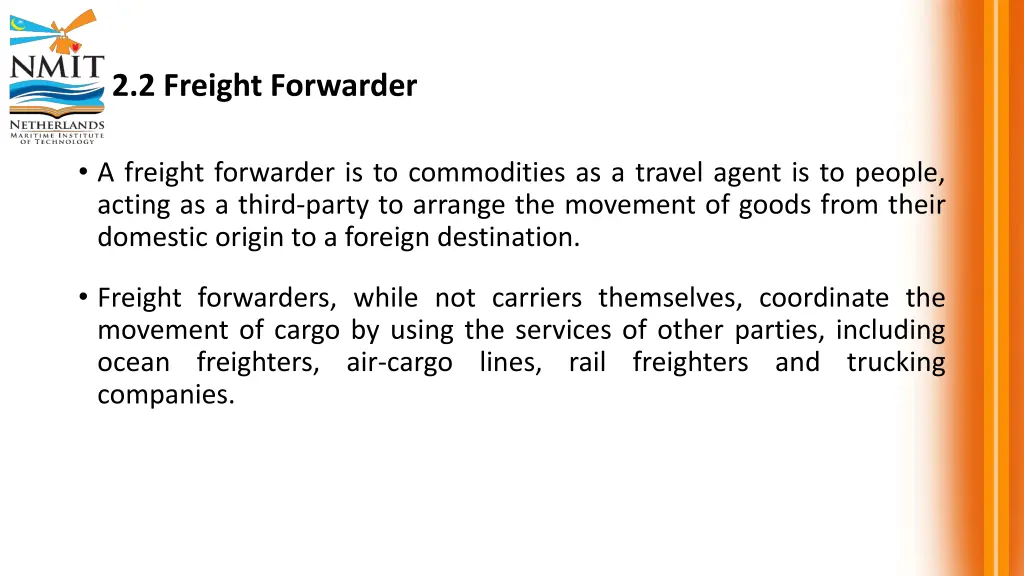 2 2 freight forwarder