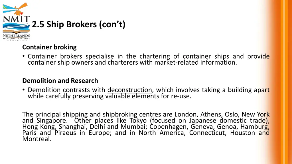 2 5 ship brokers con t