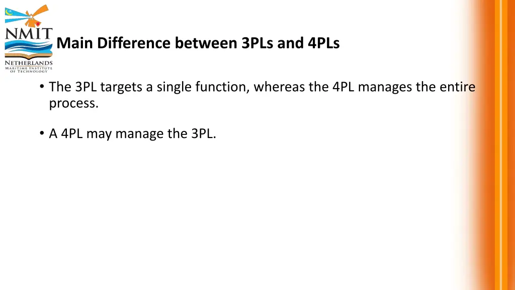 main difference between 3pls and 4pls