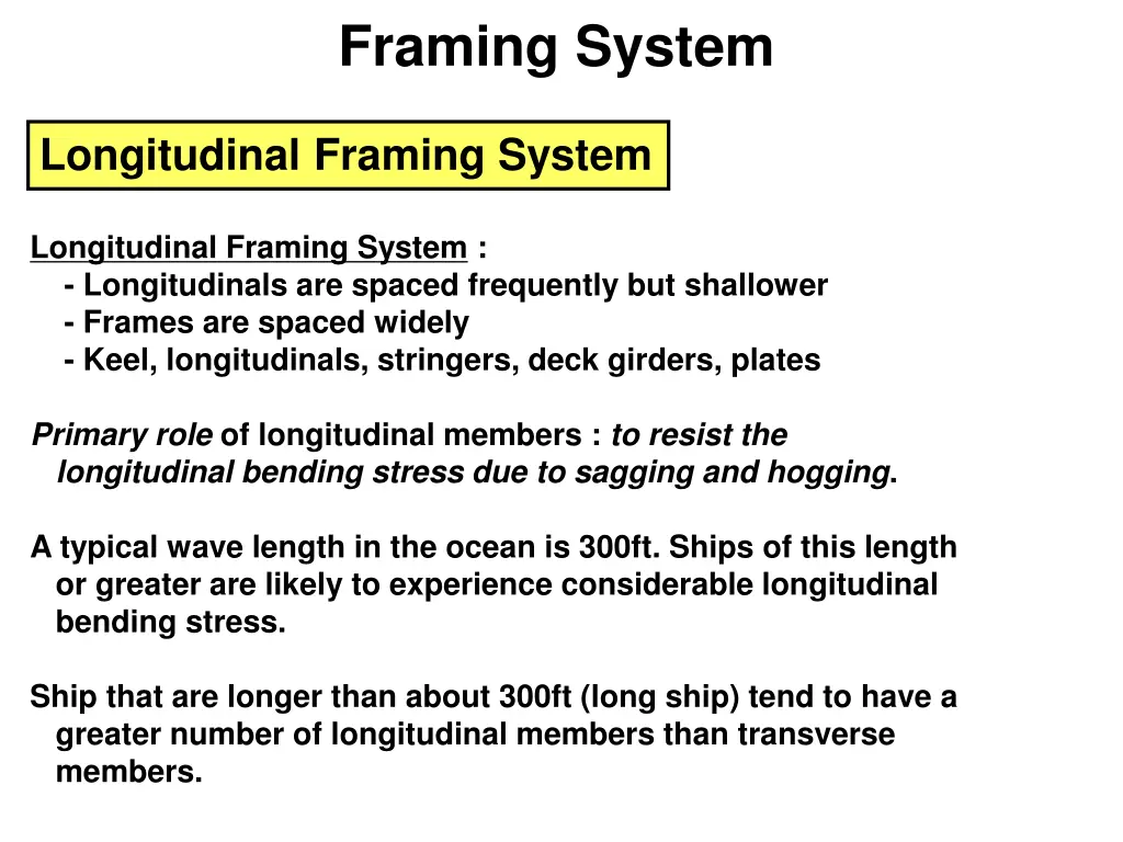 framing system 1