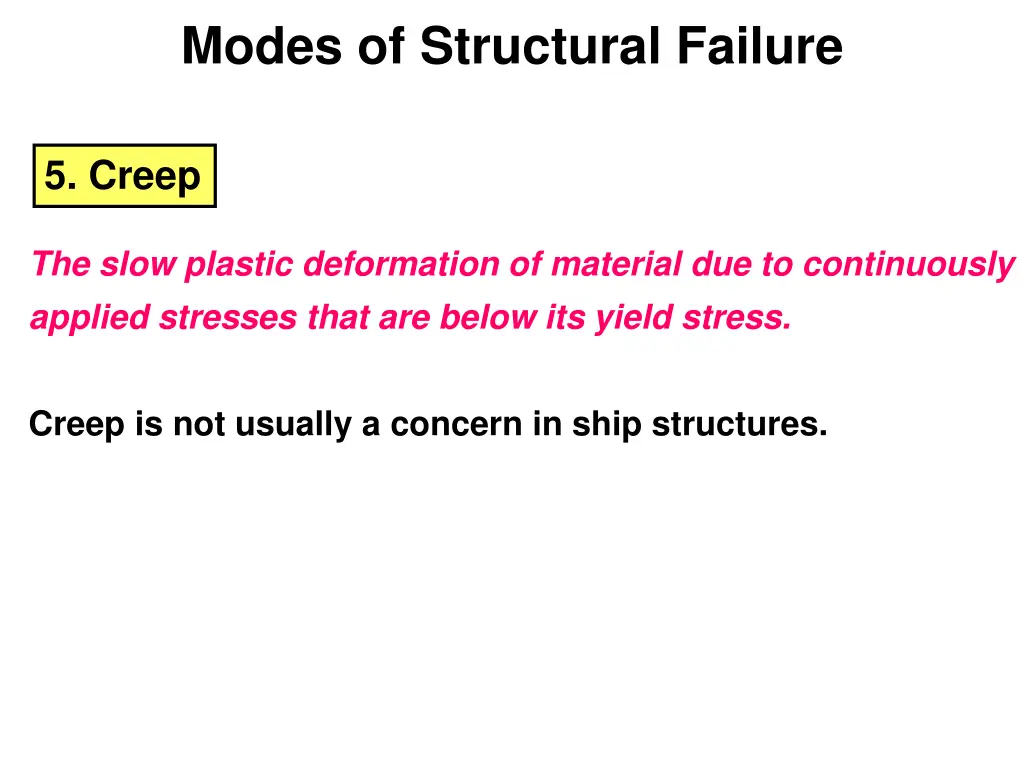 modes of structural failure 3