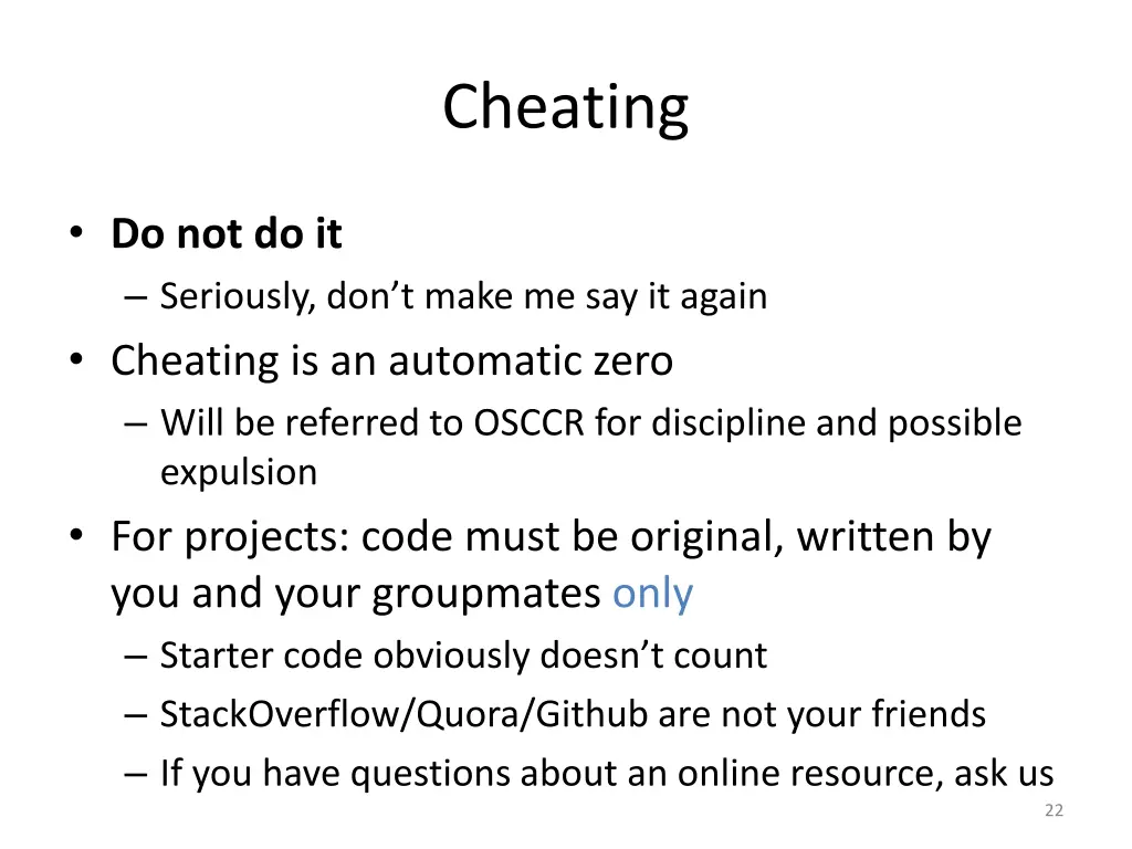 cheating