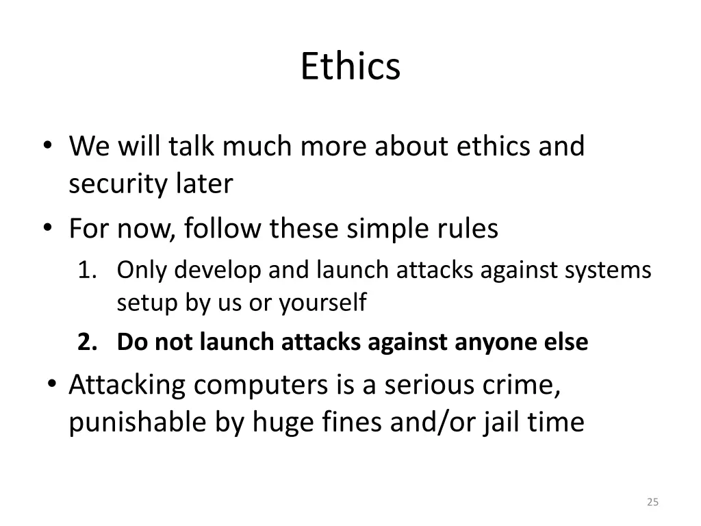 ethics